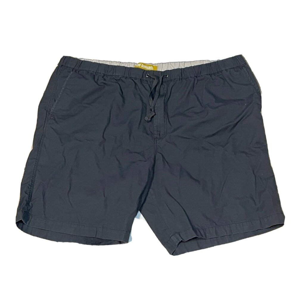 Lee Dungarees shorts mens 43 x 9 high rise drawstrings gray